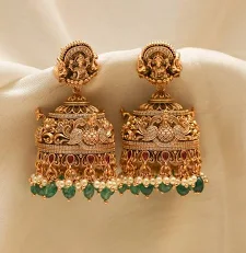 Gold Jhumkas